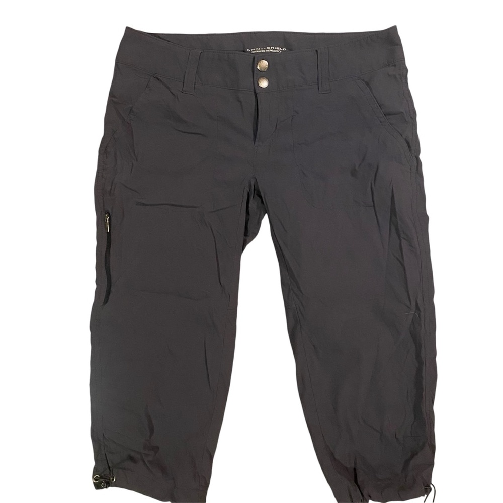Columbia gray women’s Omni shield advanced repellency hiking outdoor pants 10